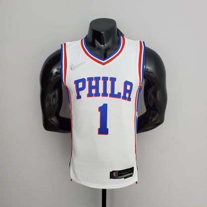 NBA 75 Aniversario Philadelphia 76ers Blanca