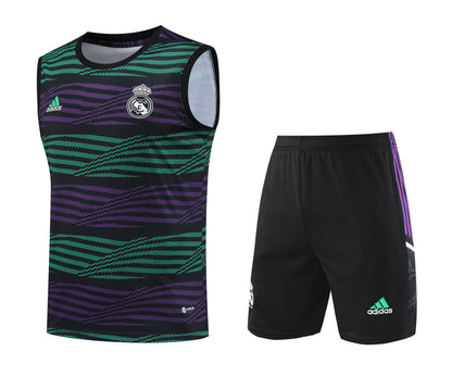 Real Madrid Entrenamiento Verde Morado 2023/24 Versión Fan