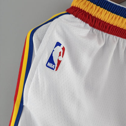 Golden State Warriors Shorts Líneas Tricolor