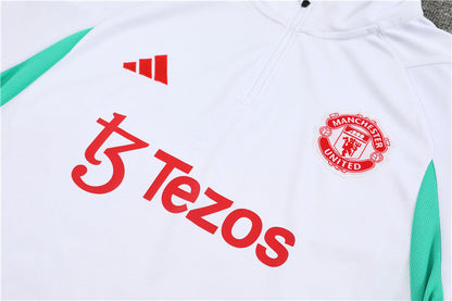 Buzo Completo Manchester United Blanco