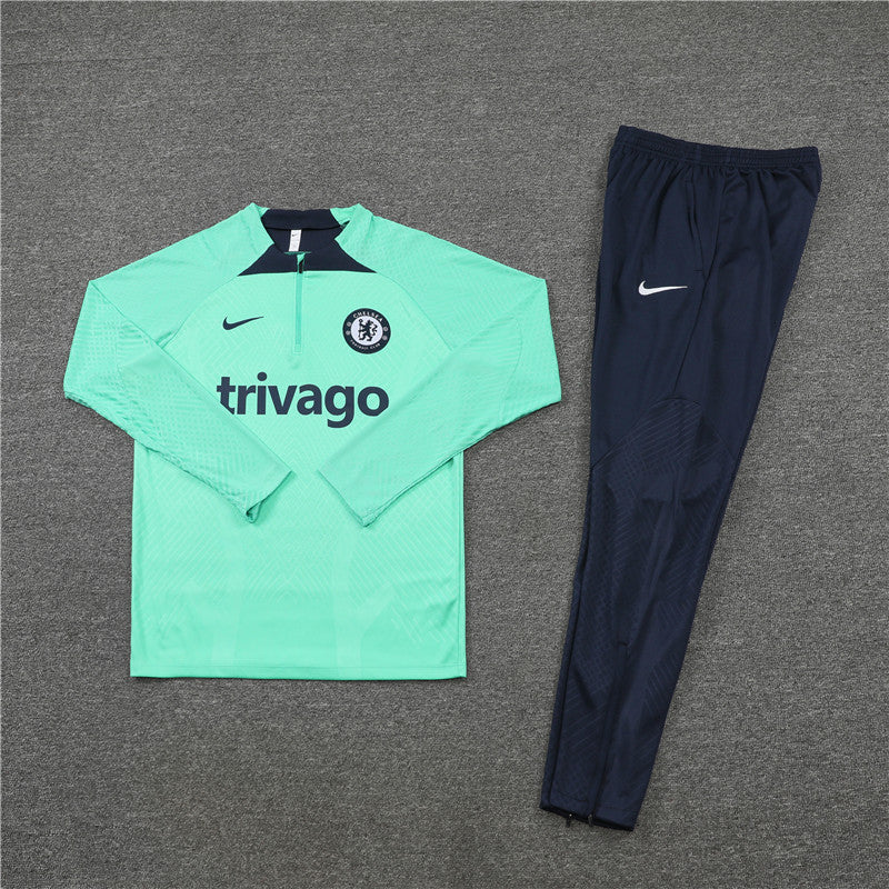 Buzo Completo Chelsea Menta Azul