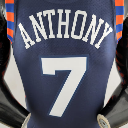 New York Knicks "Striped" Azul NBA