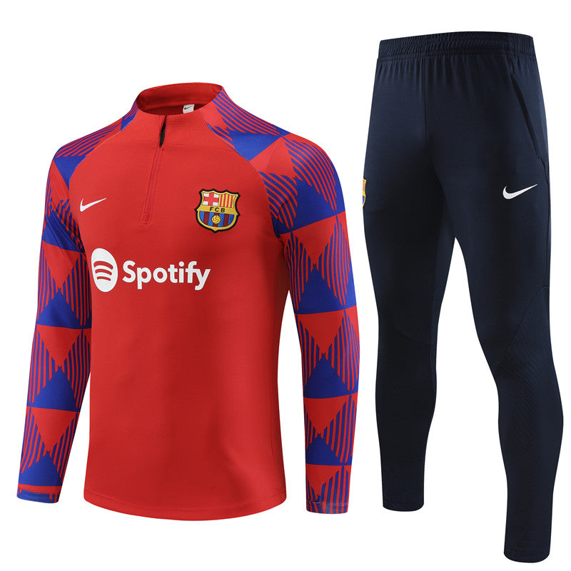 Buzo Completo FC Barcelona Rojo Azul