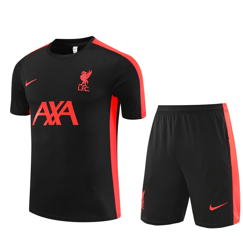 Liverpool Entrenamiento Kit Adulto Negro Rojo 2023/24