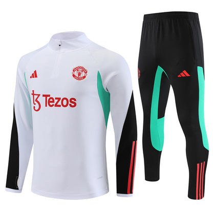 Buzo Completo Manchester United Blanco