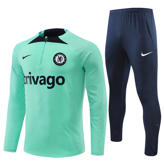 Buzo Completo Chelsea Menta Azul