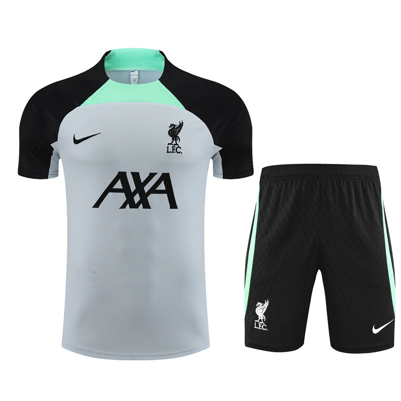 Liverpool Entrenamiento Kit Adulto Gris Verde 2023/24