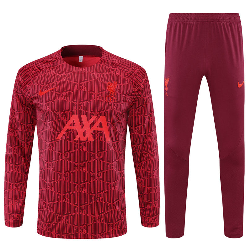 Buzo Completo Liverpool Diseño Rojo 2022/23