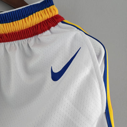 Golden State Warriors Shorts Líneas Tricolor