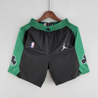 Boston Celtics Shorts Negro Verde