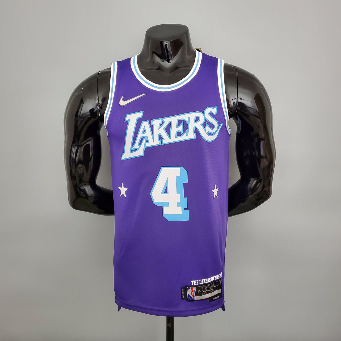 LA Lakers Aniversario 75 Morada 2022 Versión Fan