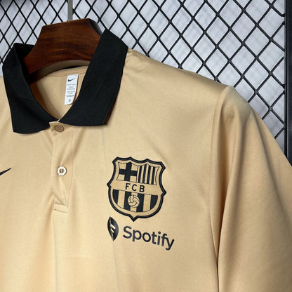 FC Barcelona Polo Khaki 2024/25 Versión Fan