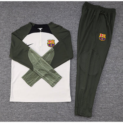 Buzo Completo FC Barcelona Blanco Verde