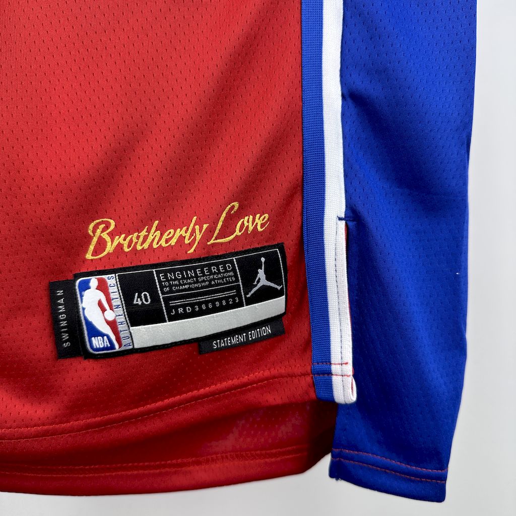 Philadelphia 76ers 2023 Camiseta Roja NBA