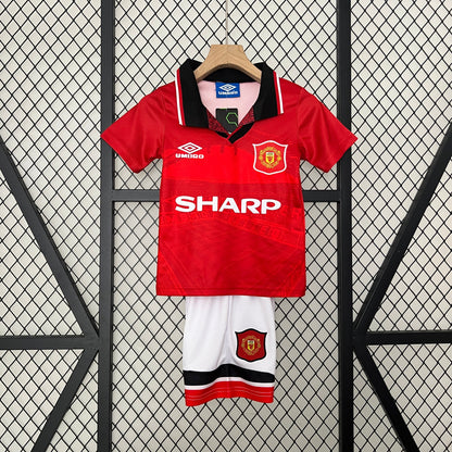 Manchester United Retro Kit Niños Local 1994/96