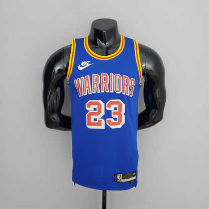 Golden State Warriors Edición Retro Azul NBA 75 Aniversario