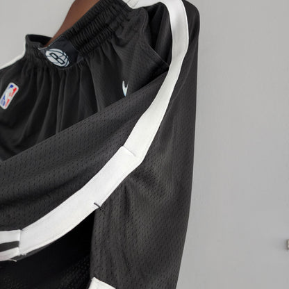 NBA 75 Aniversario Brooklyn Nets Shorts Negros