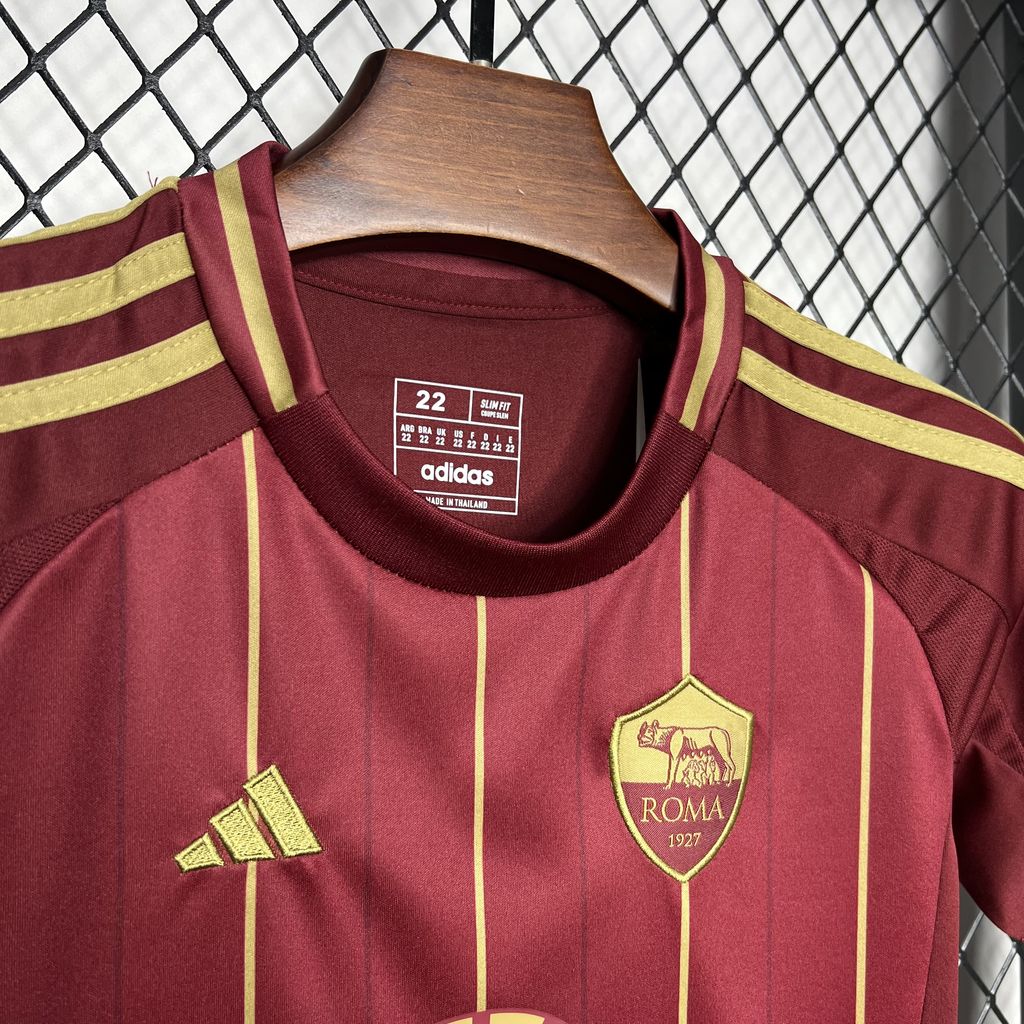 AS Roma Local 2024/25 Kit Niños