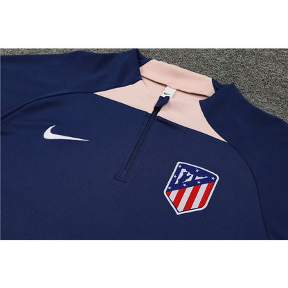 Buzo Completo Atlético de Madrid Azul Rosado