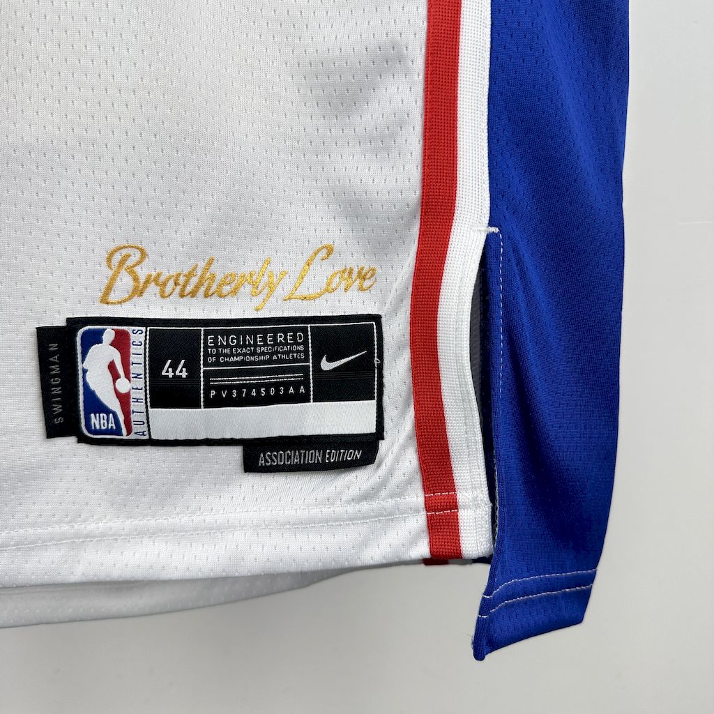 Philadelphia 76ers 2023 Camiseta Blanca NBA