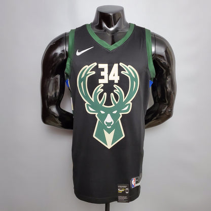 Milwaukee Bucks Camiseta Negra NBA