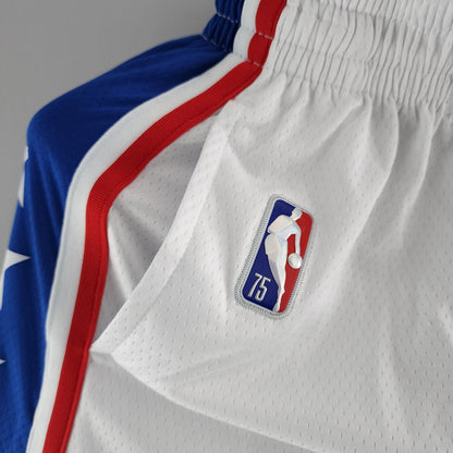 Philadelphia 76ers NBA Shorts Blancos