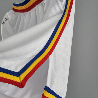 Golden State Warriors Shorts Líneas Tricolor