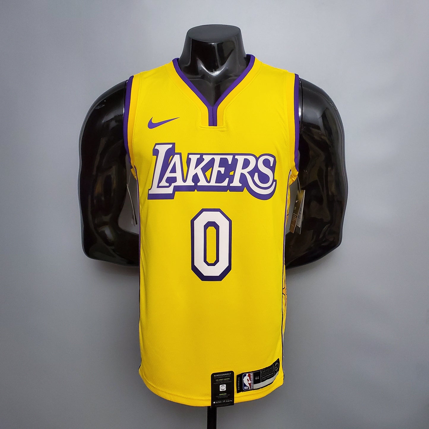 LA Lakers Amarilla Cuello en V Versión Fan