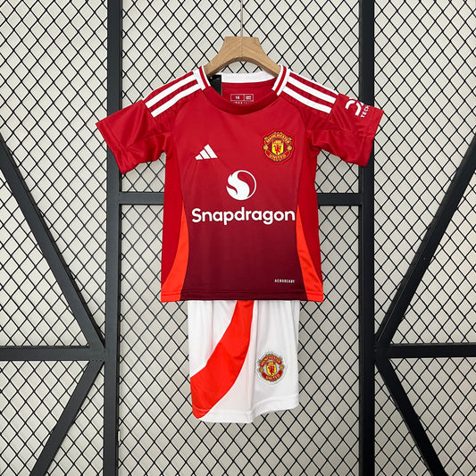 Manchester United Kit Niños Local 2024/25