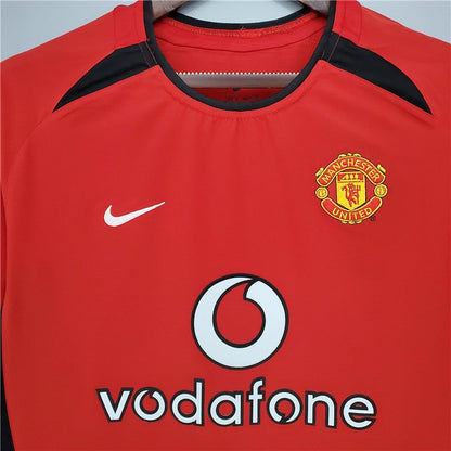 Manchester United Local Retro 2002/04 Versión Fan