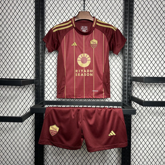 AS Roma Local 2024/25 Kit Niños