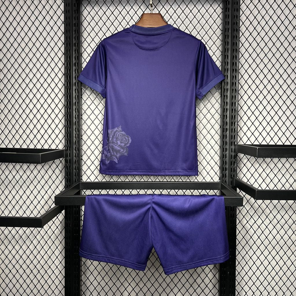 Real Madrid "Y-3 Rose Edition Purple" 2024/25 Kit Niños