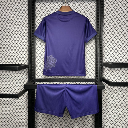 Real Madrid "Y-3 Rose Edition Purple" 2024/25 Kit Niños