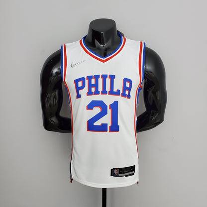 NBA 75 Aniversario Philadelphia 76ers Blanca