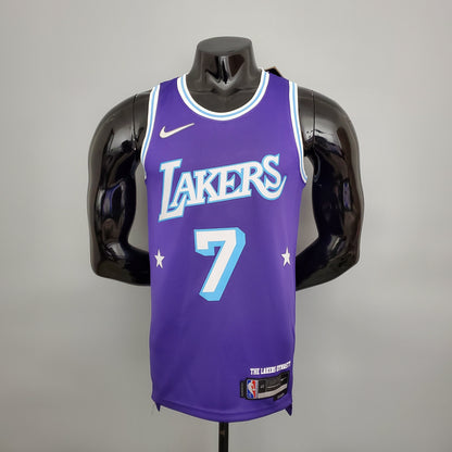 LA Lakers Aniversario 75 Morada 2022 Versión Fan