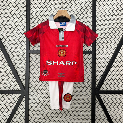 Manchester United Retro Kit Niños Local 1996/98