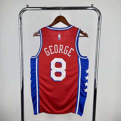 Philadelphia 76ers 2023 Camiseta Roja NBA