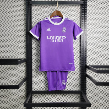 Real Madrid Retro Kit Niños Visita 2016/17