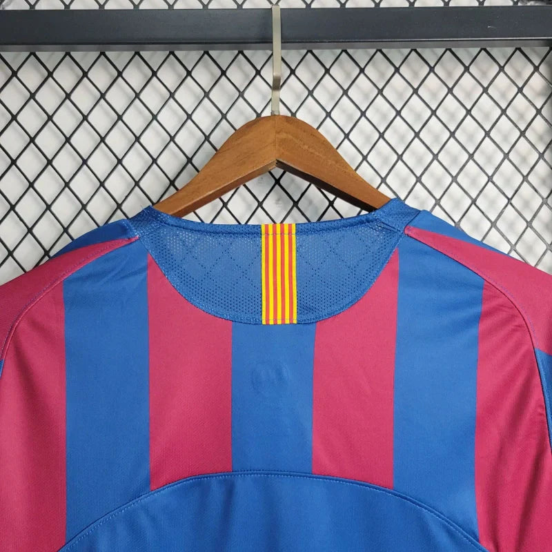 FC Barcelona Local Manga Larga Retro 2005/06 Versión Fan