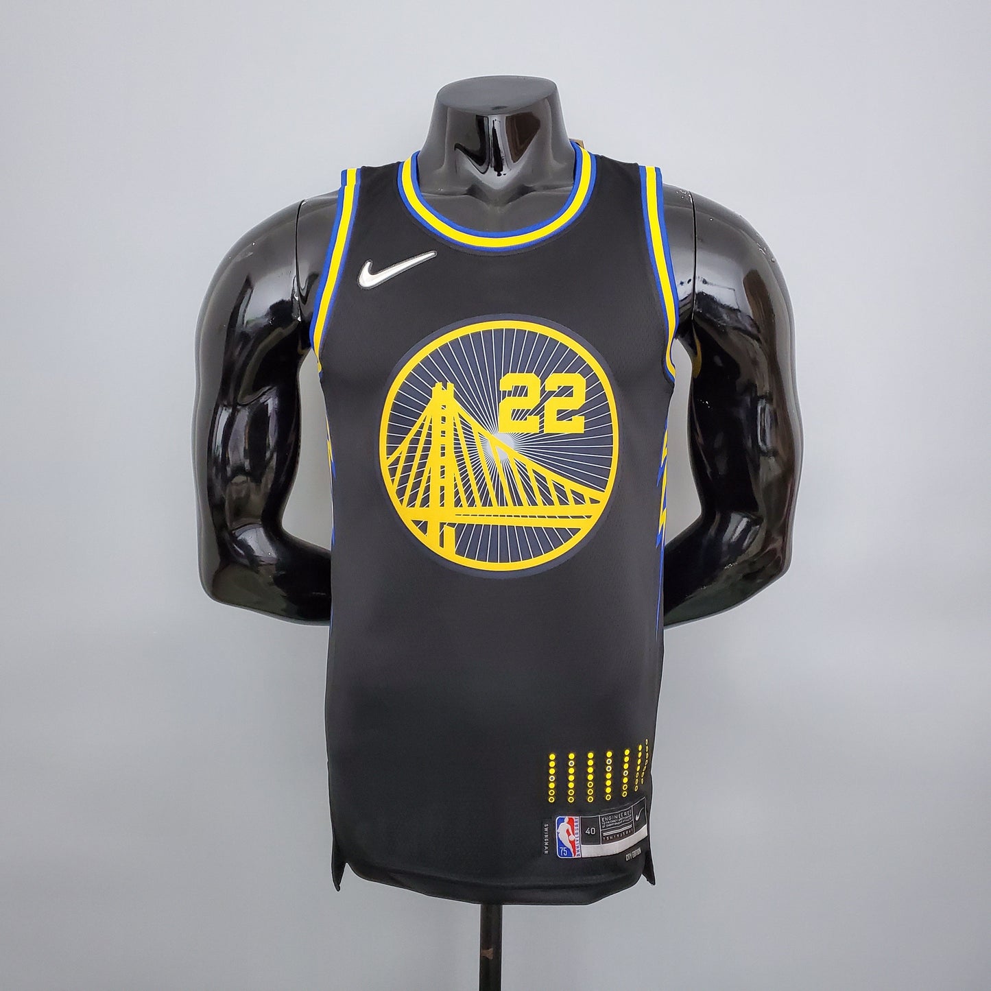 Golden State Warriors Clásica Negra NBA 75 Aniversario