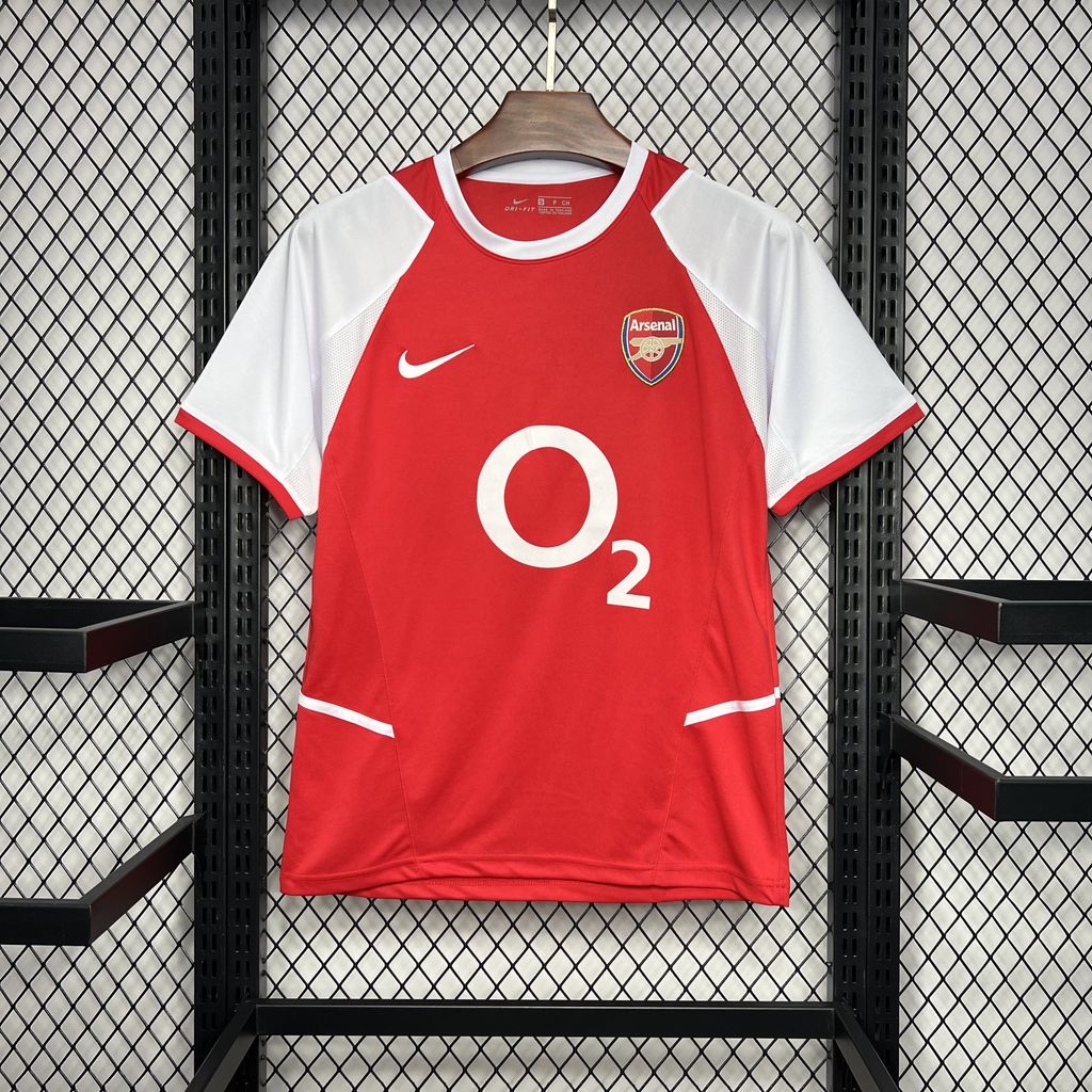 Arsenal Local Retro 2002/04 Versión Fan