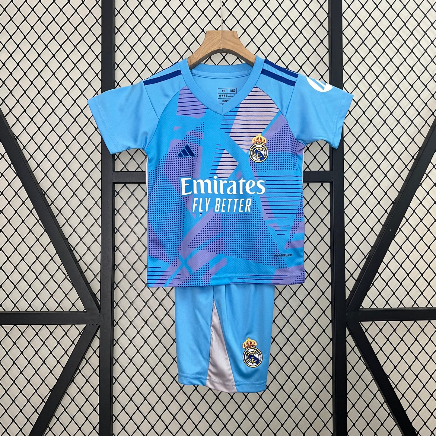 Real Madrid Kit Niños Portero Azul 2024/25