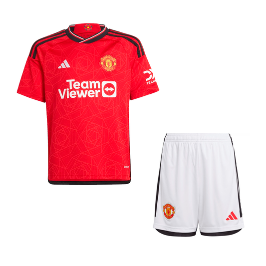 Manchester United Local Kit Adulto 2023/24 Versión Fan