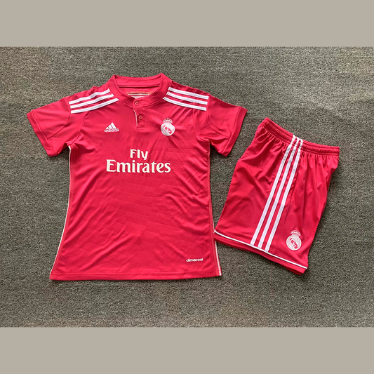 Real Madrid Retro Kit Niños Visita 2014/15