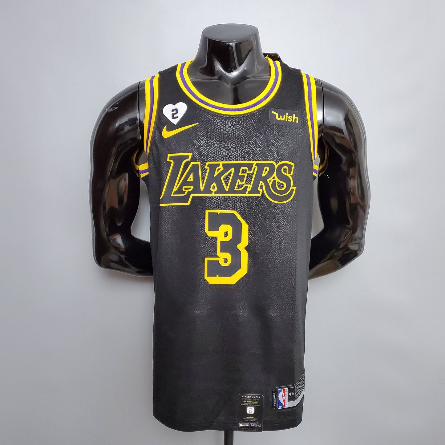 LA Lakers Negra Edición Black Mamba Versión Fan