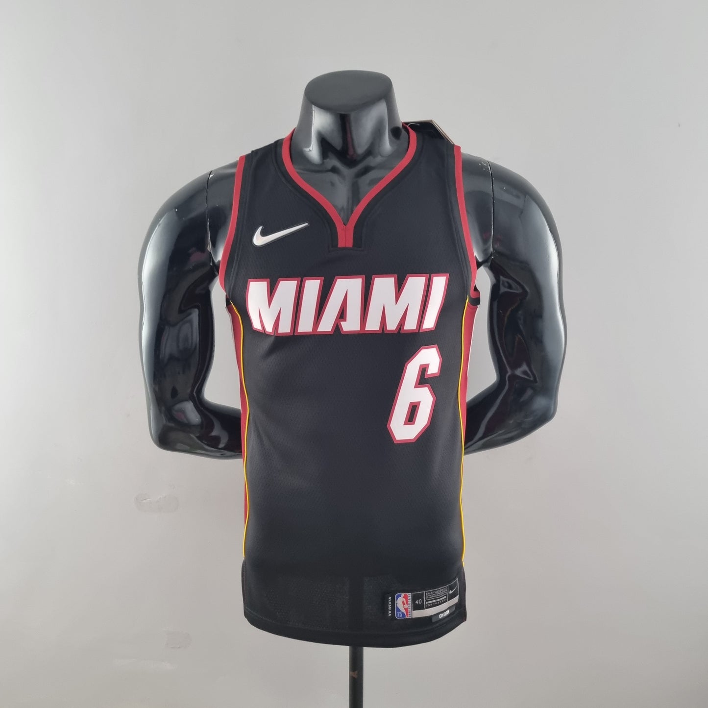 NBA 75 Aniversario Miami Heat Negra