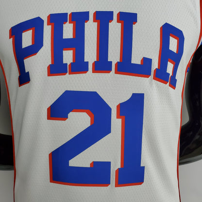 NBA 75 Aniversario Philadelphia 76ers Blanca