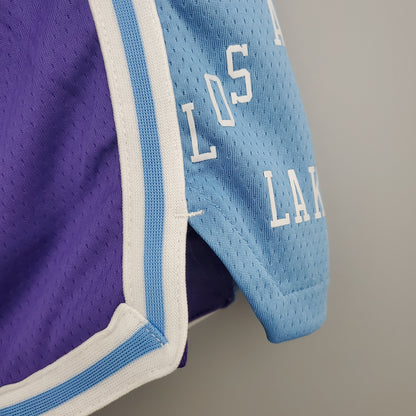 Los Ángeles Lakers City Edition Shorts Morados