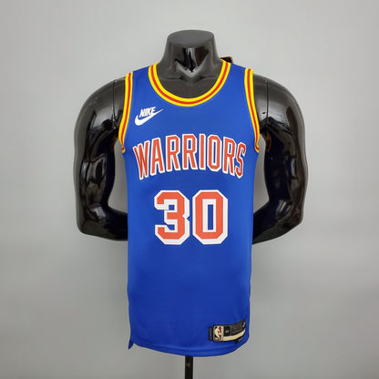 Golden State Warriors Edición Retro Azul NBA 75 Aniversario