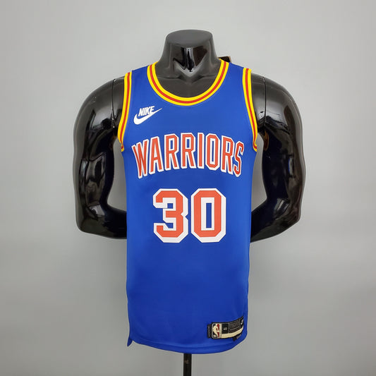 Golden State Warriors Edición Retro Azul NBA 75 Aniversario